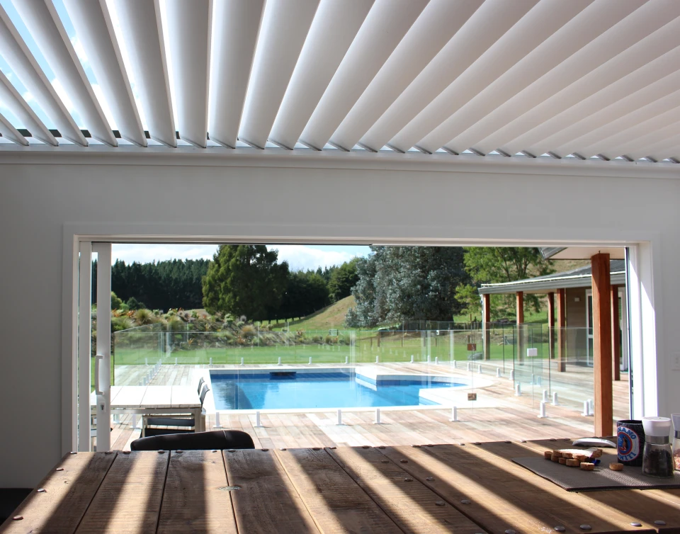 Homeplus Taupo louvre roof views